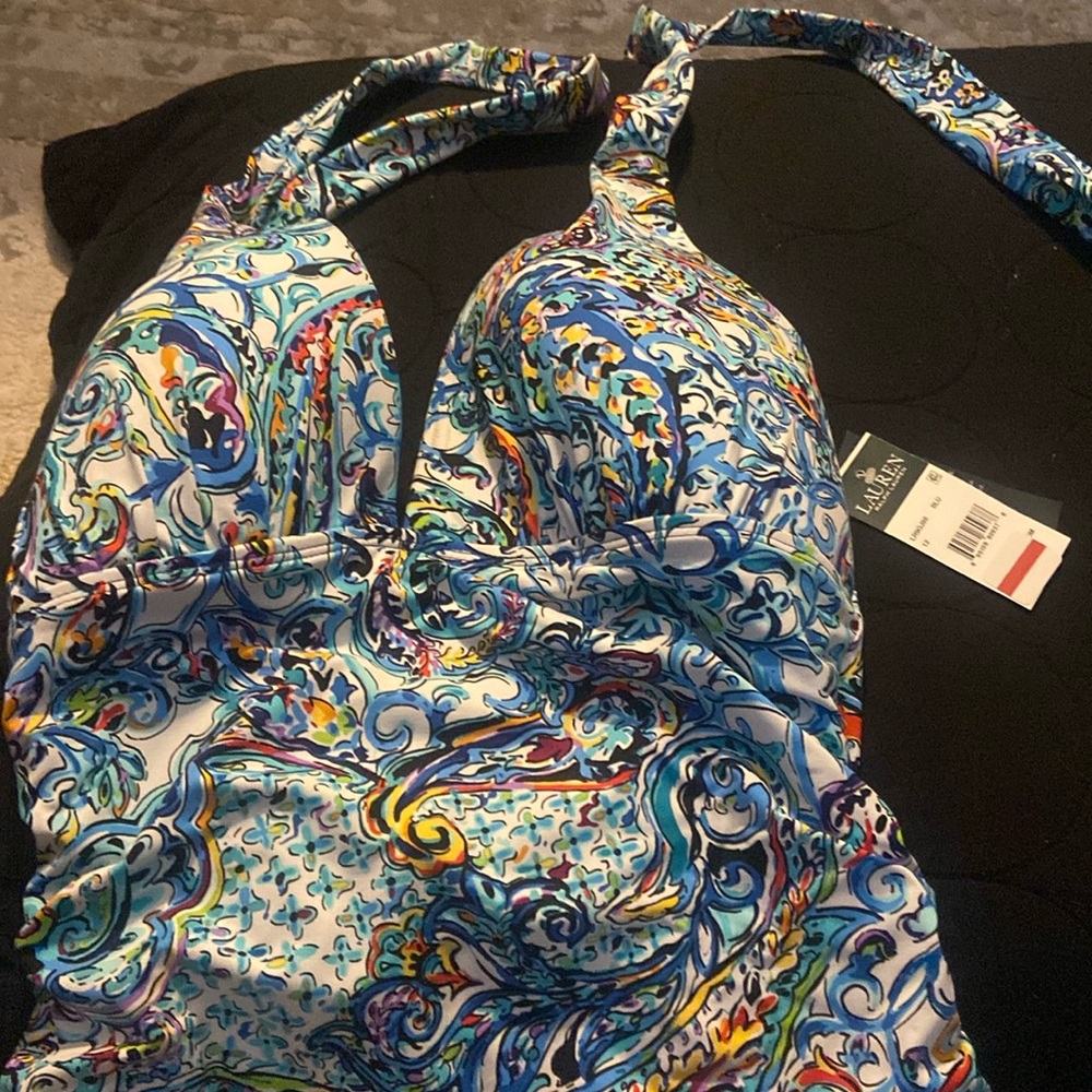 Ralph Lauren D cup tankini top
